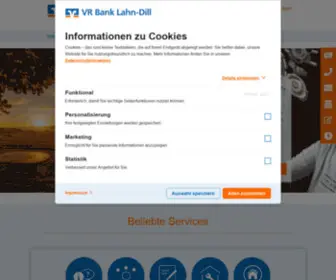 Vrbank-Biedglad.de(VR Bank Biedenkopf) Screenshot