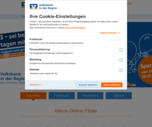 Vrbank-SWH.de(Vrbank SWH) Screenshot