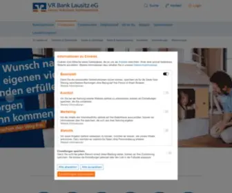 VRblausitz.de(VR Bank Lausitz eG) Screenshot