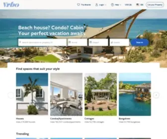 Vrbo.com(VRBO is Vacation Rentals by Owner) Screenshot