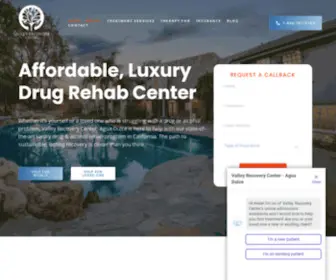 Vrcaguadulce.com(Valley Recovery Center) Screenshot