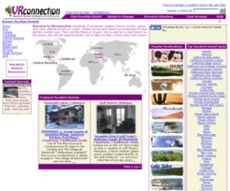 Vrconnection.com(Browse and search Worldwide Vacation Rentals with VRconnection) Screenshot