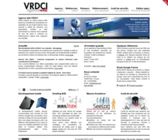 VRdci.com(Création site web) Screenshot