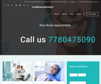 Vrdental.co.in(V R Dental in Kukatpally Hyderabad) Screenshot