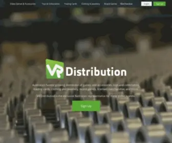 Vrdistribution.com.au(VR Distribution) Screenshot