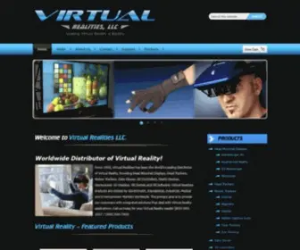 Vrealities.com(Virtual Reality) Screenshot
