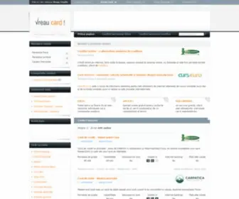 Vreaucard.ro(Carduri bancare) Screenshot