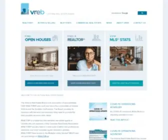 Vreb.org(The Victoria Real Estate Board (VREB)) Screenshot