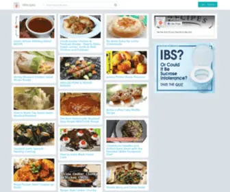 Vrecipes.net(Video recipes for cooking delicious food) Screenshot