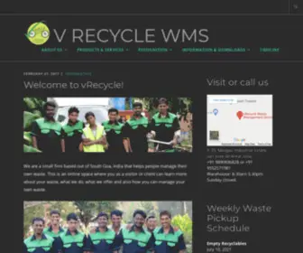 Vrecycle.in(V Recycle WMS) Screenshot