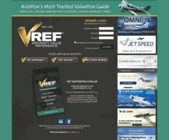 Vrefonline.com(Aircraft Value Reference & Aircraft Appraisals) Screenshot