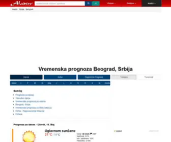 Vremenska-Prognoza.rs(Srbija vreme i klimatski podaci) Screenshot