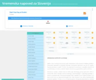 Vremesi.com(Vremenska napoved Slovenija) Screenshot