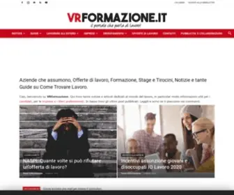 Vrformazione.it(Il portale del lavoro per Candidati e Aziende) Screenshot