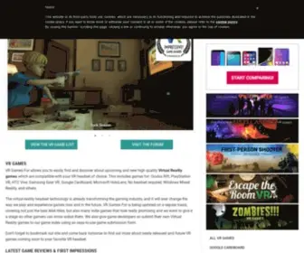 Vrgamesfor.com(VR Games) Screenshot