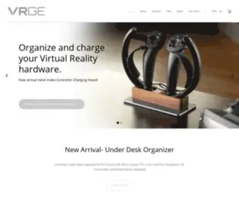 Vrgevr.com(VRGE Virtual Reality Accessories) Screenshot
