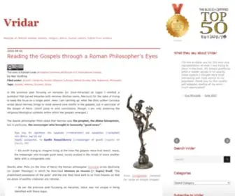 Vridar.org(Musings on biblical studies) Screenshot