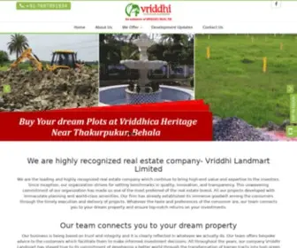 Vriddhilandmart.in(Vriddhi Landmart Limited) Screenshot