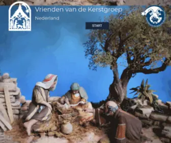 Vriendenvandekerstgroep.nl(Vrienden, Kerstgroep, Vereniging, verzamelaars) Screenshot