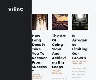 Vriin.com(Blogs) Screenshot