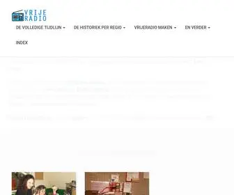 Vrijeradio.be(Vrijeradio in belgie) Screenshot