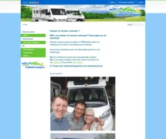 VrijHeidcampers.nl(Verhuur van campers) Screenshot