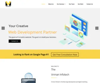 Vrimaninfotech.com(Best App Development and Digital Marketing Company in Ludhiana) Screenshot