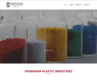 Vrindavanplastics.com(Vrindavan Plastics) Screenshot