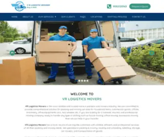 Vrlogisticmovers.com(VR Logistics Movers) Screenshot