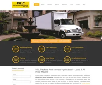 VRlpacker.in(VRL Packers And Movers Hyderabad) Screenshot