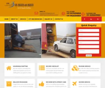 VRlpackers.com(VRL Packers and Movers Ahmedabad) Screenshot