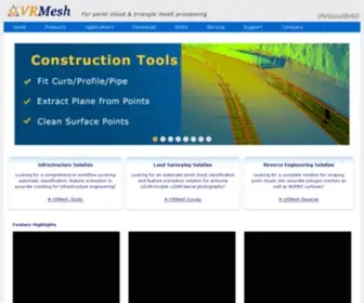 Vrmesh.com(Point Cloud and Mesh Processing Software) Screenshot