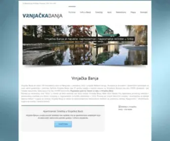 VRnjacka-Banja.org(Vrnjačka Banja info) Screenshot