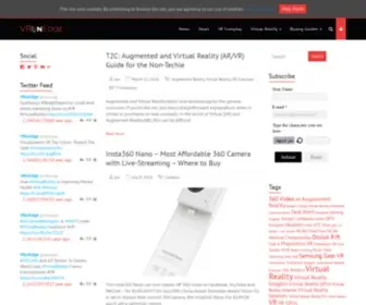 Vronedge.com(Covering Virtual Reality and Augmented Reality) Screenshot