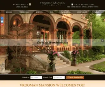 Vroomanmansion.com(Vrooman Mansion) Screenshot