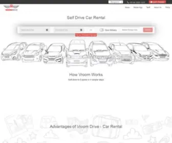 Vroomdrive.com(Self Drive Car Rental in Bangalore) Screenshot