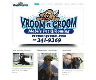 Vroomngroom.com(Professional grooming in the convenience of your driveway) Screenshot