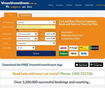 VroomVroomVroom.com.au(Cheap Car Hire Comparison in Australia) Screenshot