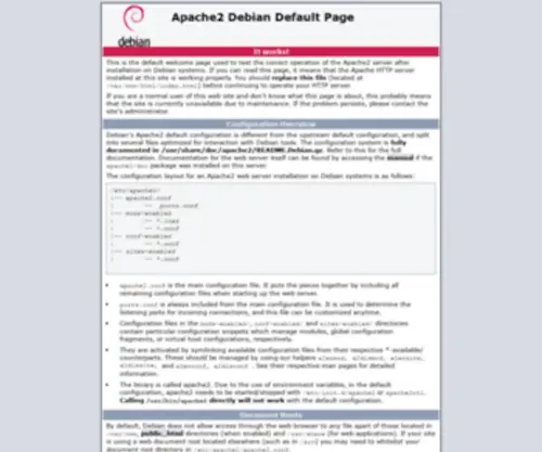 VrouwenloonwijZer.nl(Apache2 Debian Default Page) Screenshot