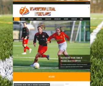 Vrouwenvoetbalnederland.nl(Beneleague) Screenshot