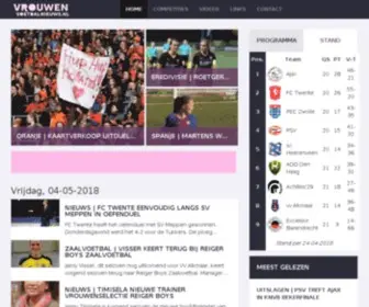 Vrouwenvoetbalnieuws.nl(Vrouwenvoetbalnieuws (VVN)) Screenshot