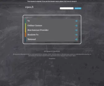 Vrparc.fr(PDF VRPARC) Screenshot