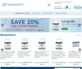 VRP.com(Vitamin Research Products) Screenshot