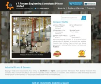 Vrpec.com(V R Process Engineering Consultants Private Limited) Screenshot