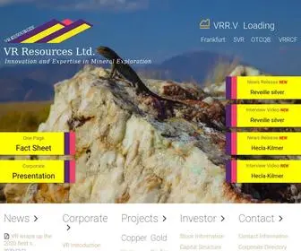 VRR.ca(VR Resources Ltd) Screenshot