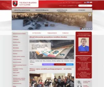 Vrsa.lt(Vilniaus rajono savivaldybės administracija) Screenshot