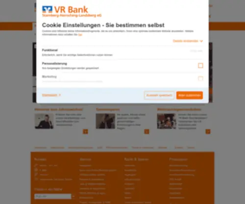 VRsta.de(VR Bank Starnberg) Screenshot