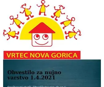 Vrtecng.si(Vrtec Nova Gorica) Screenshot