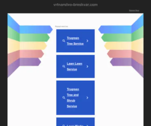 VRtnarstvo-Breskvar.com(Vrtnarstvo Breskvar Drevesnica in cvetličarna) Screenshot