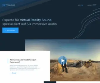 Vrtonung.de(Immersives Audio für Virtual Reality) Screenshot